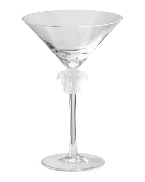 versace martini glass|Medusa Lumiere Drinkware Collection .